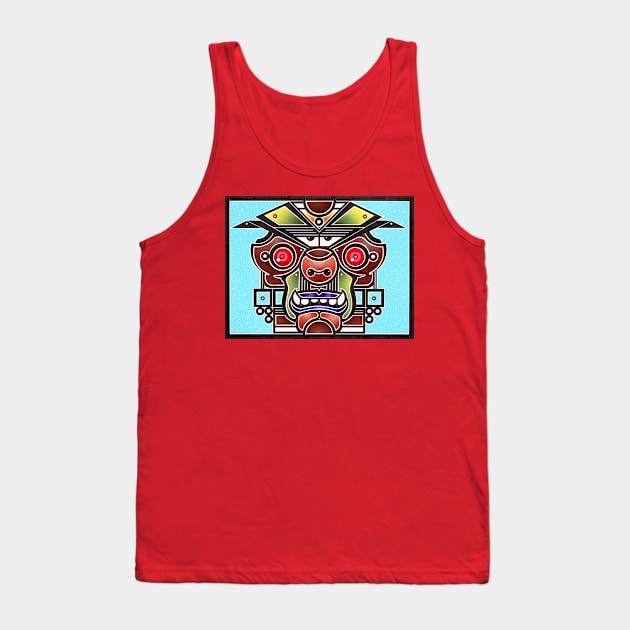 Totem: Talking Bull Tank Top by Roszelle Art